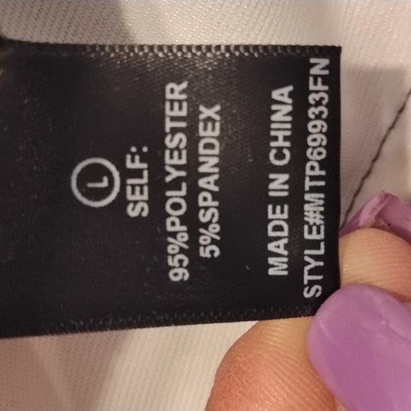 Fashion Nova Woman's Tropical Floral & Pineapple Print Pants, Size: L - Picture 7 of 14